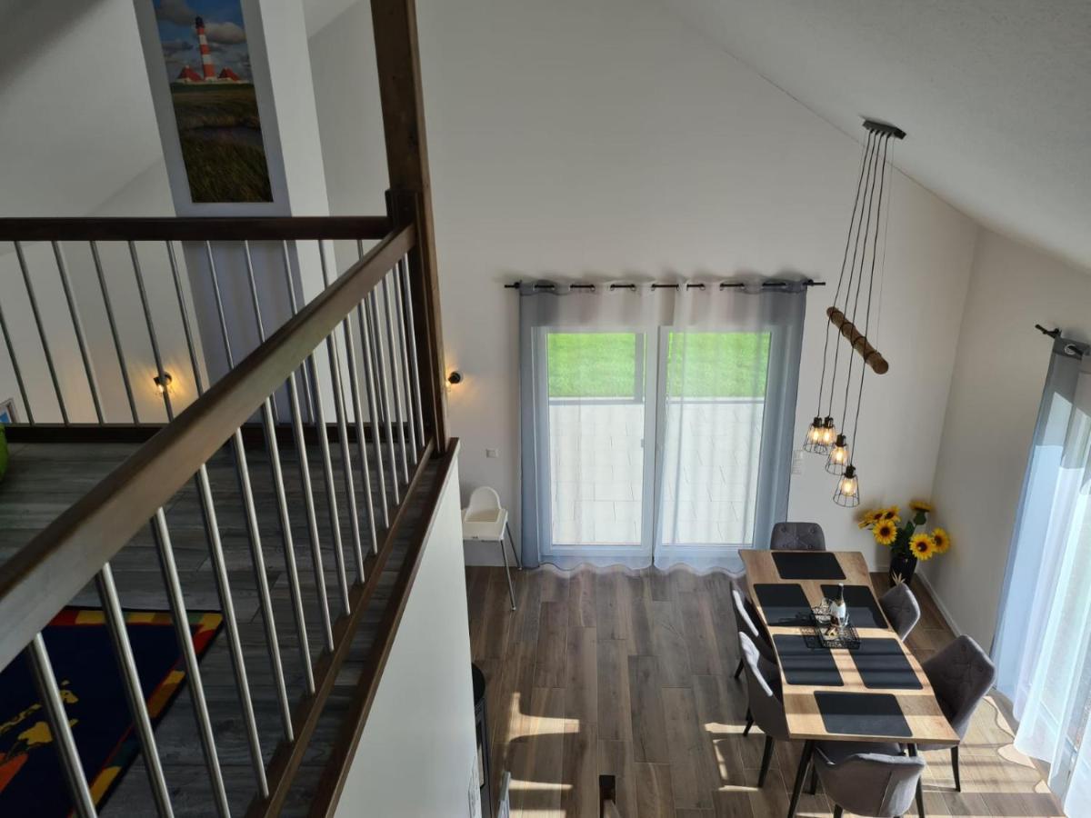 Haus Kuestenbrise - Urlaub Mit Hund An Der Kueste Mit Eigenen Garten, Sauna Und Gemuetlichen Kaminfeuer Schweiburg Luaran gambar